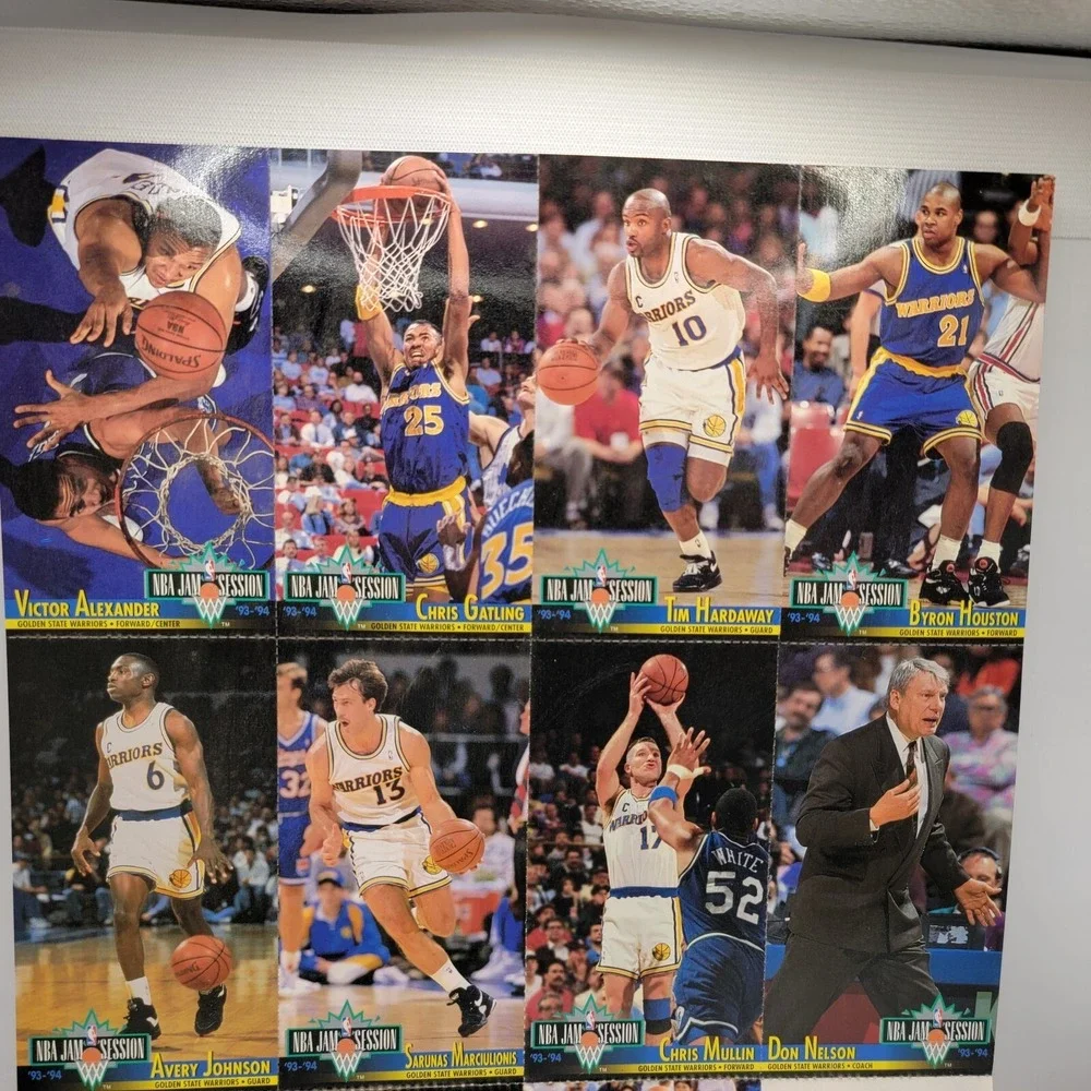 1994 Target Golden State Warriors Cards Fleer Uncut